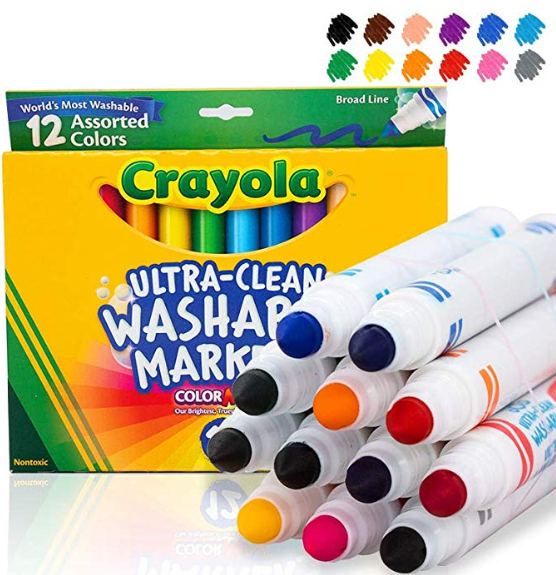 Crayola Ultra Clean Washable Markers Color Max Colors