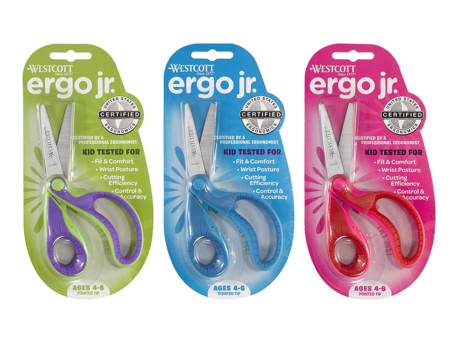 美國 WESTCOTT ergo jr. SCISSORS 剪刀 – 志成文具有限公司 CHI SHING STATIONERY CO., LTD.