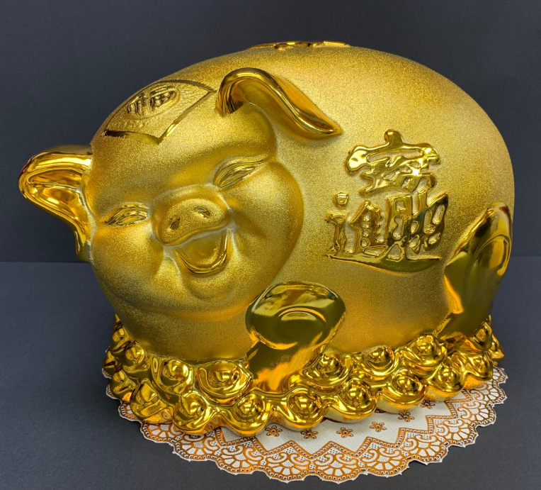 14″ 富貴金豬錢罌 (招財進寶) – 志成文具有限公司 CHI SHING STATIONERY CO., LTD.